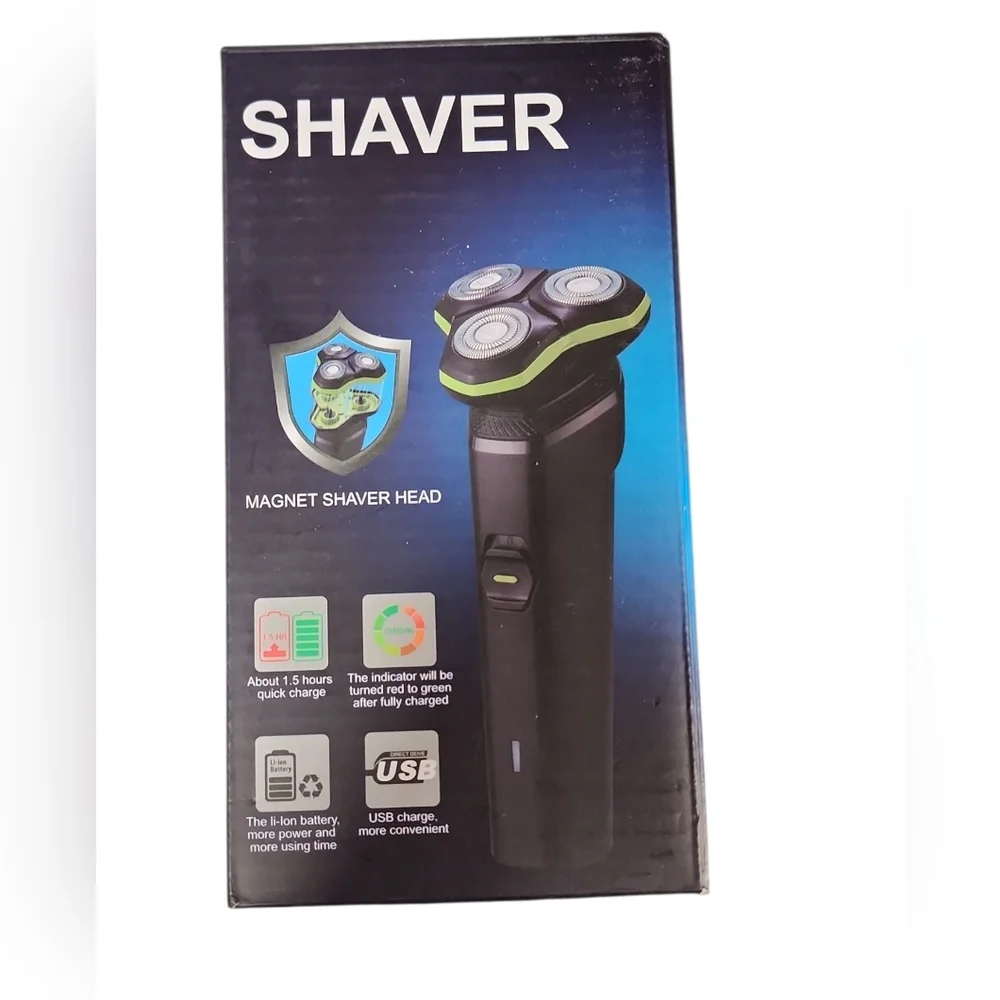 Shaver 3D Smart Floating Shaving System - Black and Green